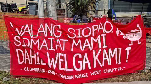 Mga empleyado ng Kowloon House, nagwelga para iboycott ang produkto