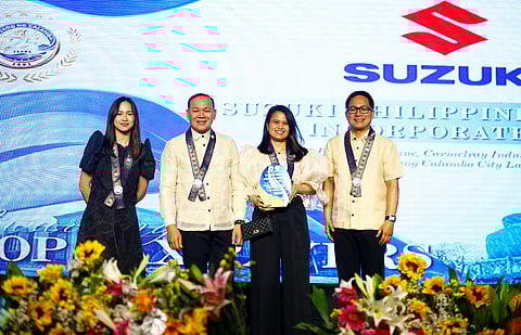 L-R: Hon. Charisse Anne Alcantara, Congresswoman of Calamba City, Hon. Roseller Rizal, Mayor of Calamba City, Ms. Lallane Araja, Suzuki Philippines’ Department Head for Finance, Hon. Angelito Lazaro, Jr., Vice Mayor of Calamba City