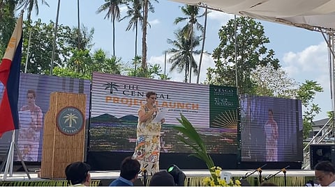 President and CEO Rosalie Escudero during the launch of The Central Project on 22 April.