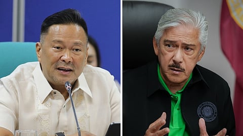 SENATOR JV Ejercito and Senate President Tito Sotto