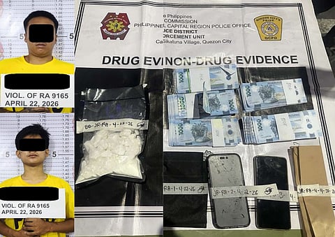 QCPD seizes P1.36-M shabu, arrests two in buy-bust