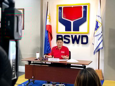 DSWD Secretary Rex Gatchalian held a press conference at DSWD New Press Center, 23 April, to discuss current challenges about the cash relief assistance (CRA) payout of the agency for public utility vehicle (PUV) drivers in Metro Manila. The DSWD official noted that an e-wallet platform is not an ideal mode to distribute cash assistance considering name duplication. The agency, however, will consider digital systems only if there is a clean list of PUV drivers. (Photo by: Sean Magbanua) 