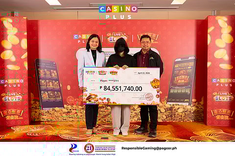 Casino Plus awards P84.55M jackpot; April payouts hit P355M