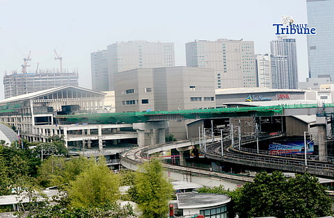 (April 23 2026) Construction workers seen busy at the Metro Rail Transit (MRT7) on Thursday April 23 2026. The Light Rail Manila Corp. (LRMC) is set to take over the completion of the Unified Grand Central Station commonly known as the "Common Station") in North Edsa, Quezon City, the Department of Transportation's (DOTr) terminate the previous contractor, the BF Corp. and Foresight Development and Surveying Co., due to excessive delays. Photo/Analy Labor

