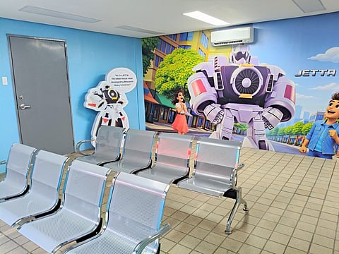 The inside of an air-conditioned facility opened at LRT-1 Baclaran Station this Friday.
