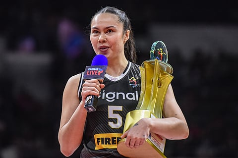 VANIE Gandler takes great pride in being named MVP of the PVL All-Filipino Conference. 