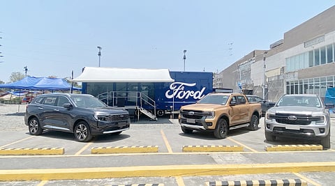 VISAYAS buyers in Antique check Ford vehicles up close as the company brings its mobile showroom and test drive program outside traditional dealership locations.
