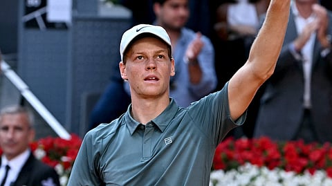 JANNIK Sinner inches closer to a record fifth straight ATP Masters 1000 title following a 6-7 (6/8), 6-1, 6-4 victory over Benjamin Bonzi in the second round of the Madrid Open.    
