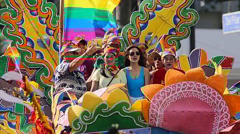 MEMBERS of the LGBTQI+ community, allies, and Manila City government officials march from South Road to Remedios Circle during Manila Summer Pride 2026 on Saturday. The event highlighted anti-discrimination ordinances and celebrated the community’s contributions to arts, culture and society.