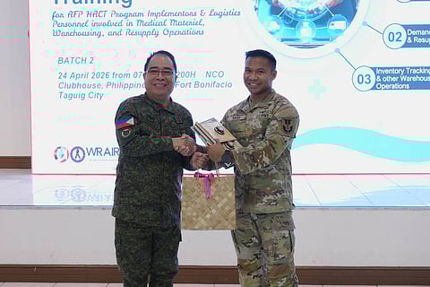Army personnel undergo hybrid training on medical logistics