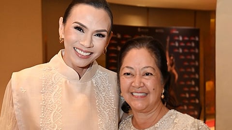 HOST Issa Litton with First Lady Liza Araneta-Marcos. 