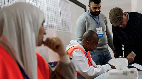 Palestinians hold elections