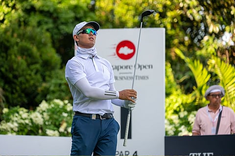 AIDRIC Chan remains in the hunt for a top 10 finish in the Singapore Open. 

