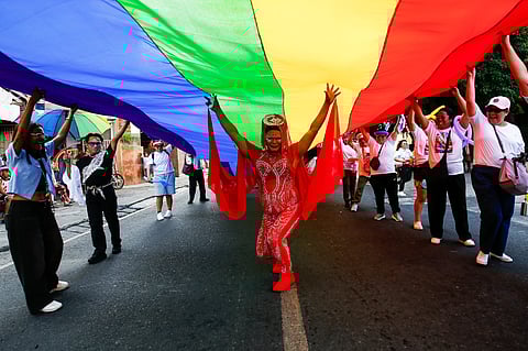 Members of the LGBTQI+ community, allies, and Manila City Government officials march from South Road to Remedios Circle during Manila Summer Pride 2026 on Saturday, 25 April. The event highlights local anti-discrimination ordinances and the community’s contributions to arts, culture, and society.