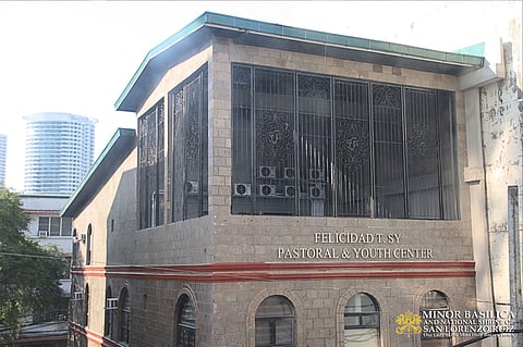 IN the middle of Binondo’s fast-paced streets, the newly built Felicidad T. Sy Pastoral and Youth Center now stands. 