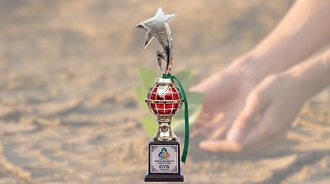 THE Global Youth Summit trophy for winning sustainable solutions designed by youths from Asian countries. 