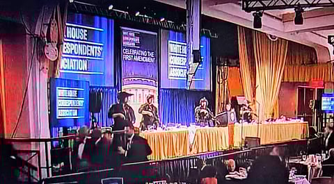 Trump says shooting proves need for his White House ballroom