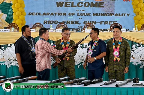 Luuk declared rido-free, gun-free community