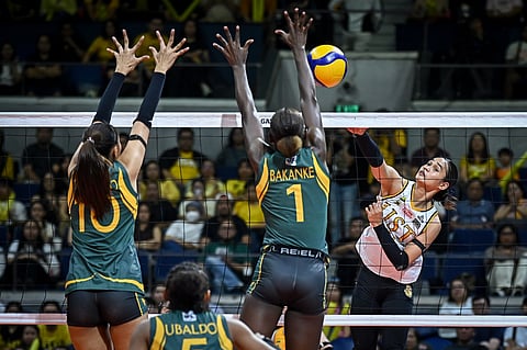 Power-hitting Angge Poyos feels winning the Season 88 UAAP women’s volleyball title is far more important than being named MVP.