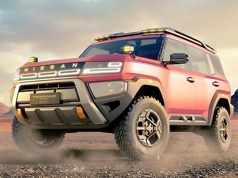 RETURNING as a plug-in hybrid off-roader, the Nissan Terrano PHEV Concept previews a production model with rugged styling and electrified four-wheel-drive capability.