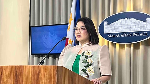 Palace press officer, Usec. Claire Castro