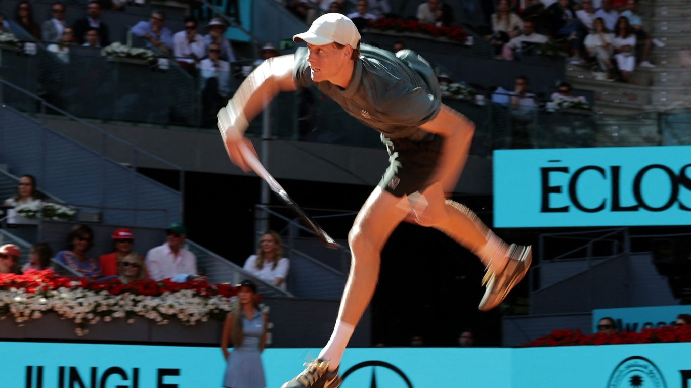 JANNIK Sinner is on track for his fifth Masters 1000 tournament title following a 6-2, 6-3 win over Elmer Moller in the Madrid Open.