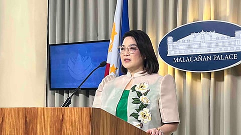 Palace press officer, Usec. Claire Castro