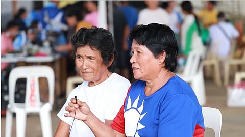 BRAP beneficiaries from Negros Occidental, Nilda Valdez (70 years old) and Jasmin Vargas Valdez (67 years old).