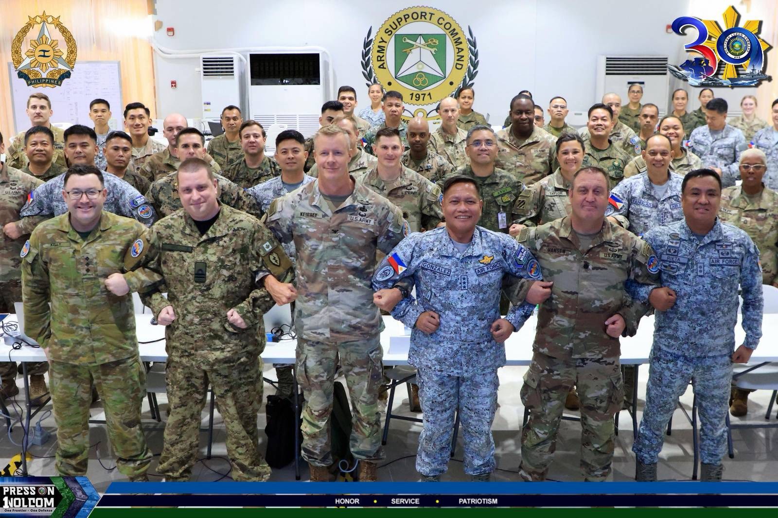 The Northern Luzon Command (NOLCOM) of the Armed Forces of the Philippines and the United States Army held the Ceremonial Patching for Balikatan Exercise 41-2026 at the NCO Clubhouse Support Command (SPTCOM), PA, Camp Aquino, San Miguel, Tarlac City on April 27, 2026.