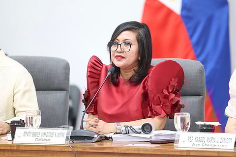 House Committee on Justice Chairperson and Batangas 2nd District Rep. Gerville Luistro