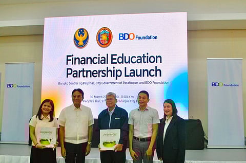 BSP, BDO launch financial literacy drive in Parañaque