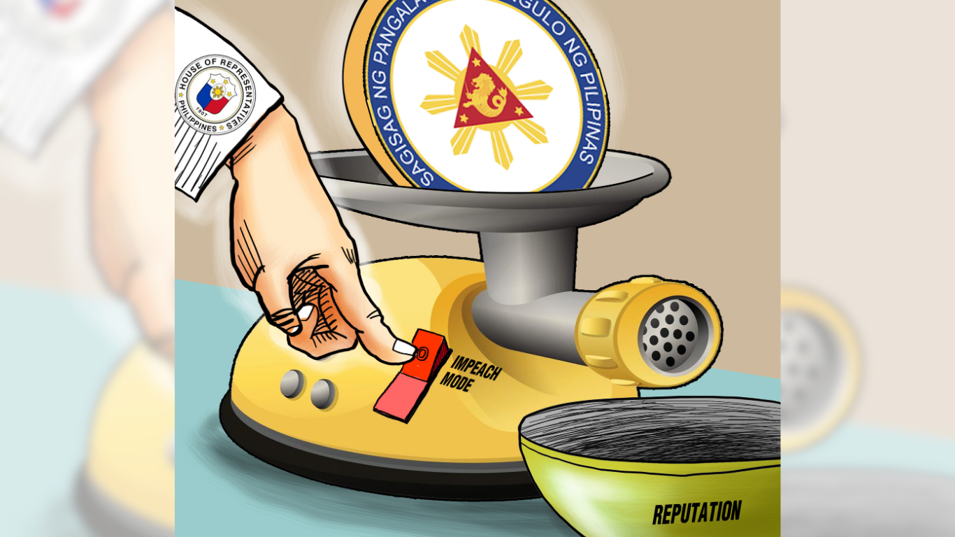 Impeach spectacle has perils