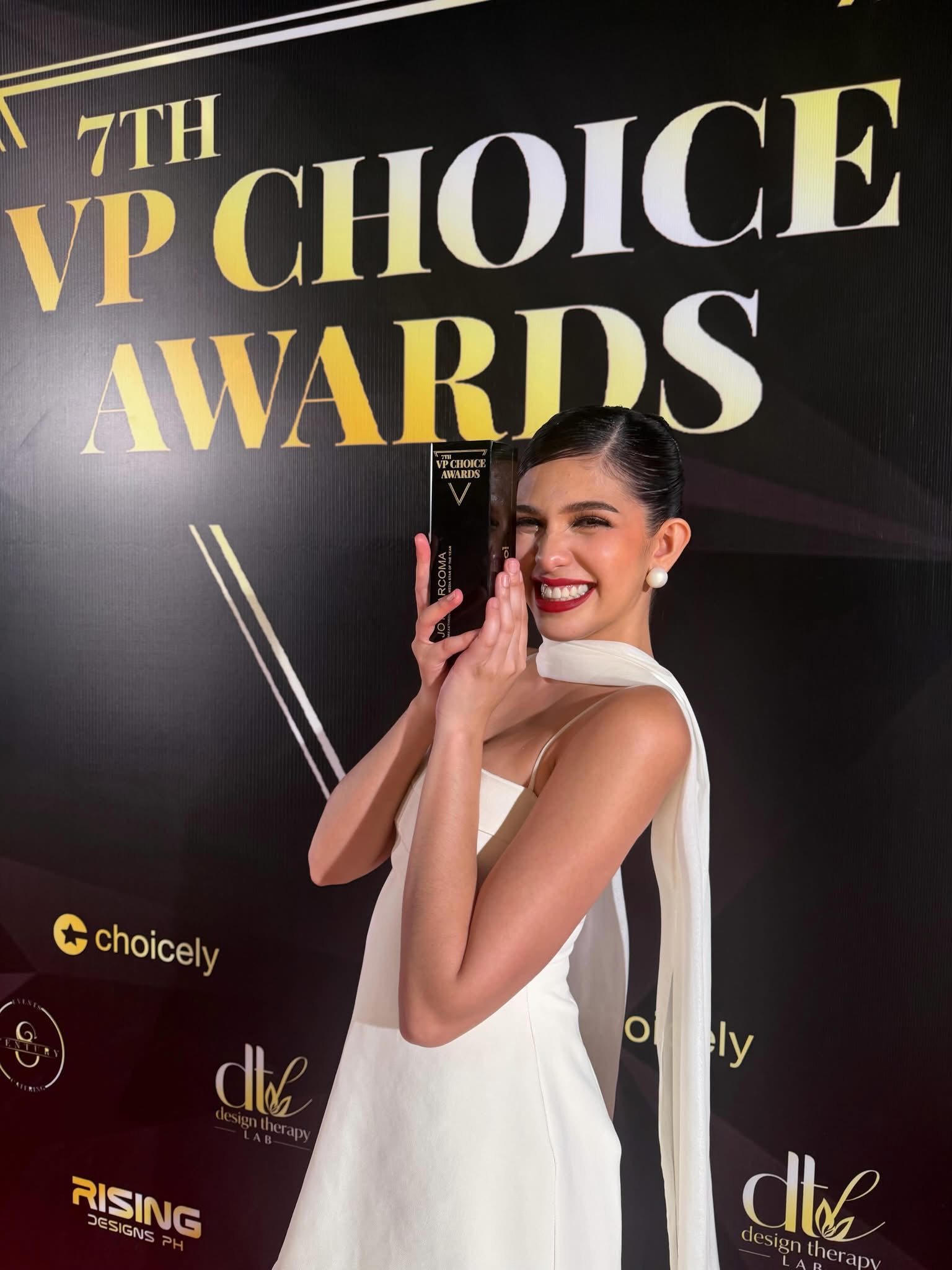 Beautiful Joy Barcoma flexes recognition