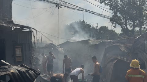 A fire broke out in Barangay Payatas in Quezon City this Thursday afternoon.