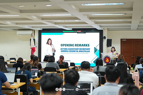 The Department of Budget and Management's (DBM) orientation training on 30 April. 