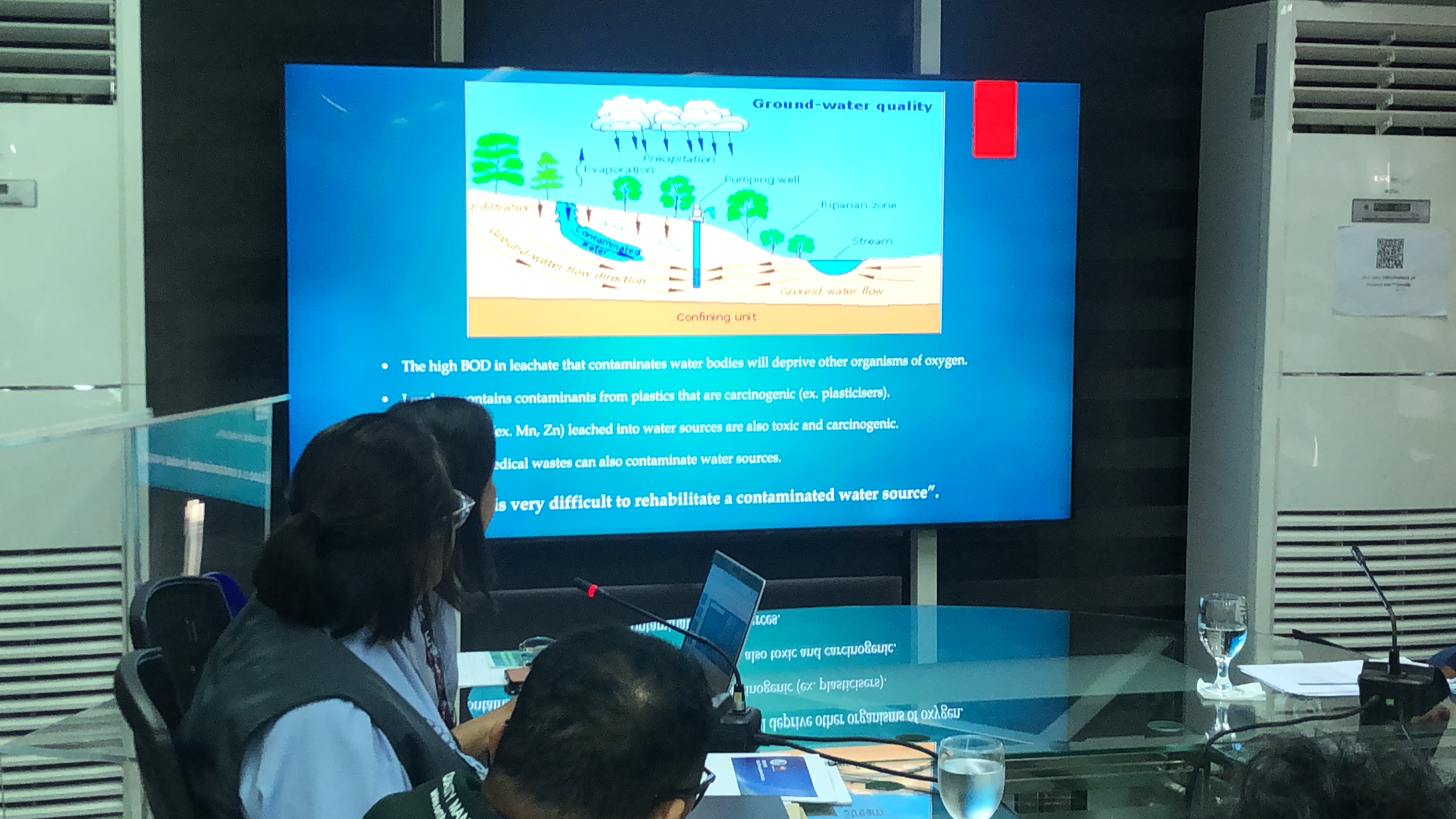 DENR-EMB officials hold Sanitary Landfill session morning, 30 April at the EMB Building, DENR Central Office in Diliman, Quezon City. (Photo by: Sean Magbanua)