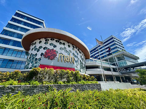 The facade of Mahi Center.