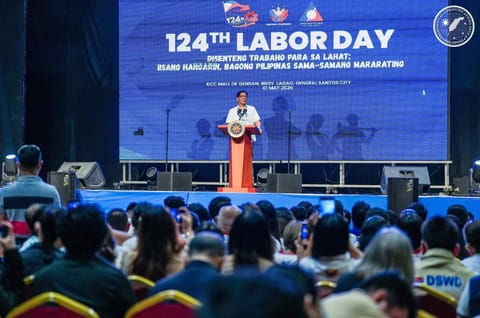 President Ferdinand Marcos Jr. chose to celebrate the 124th Labor Day in General Santos City on Friday.