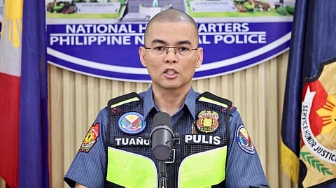 PNP spokesperson Brig. Gen. Randulf Tuaño