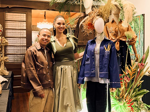 NIñOFRANCO creative director Wilson Limon and Catriona Gray.