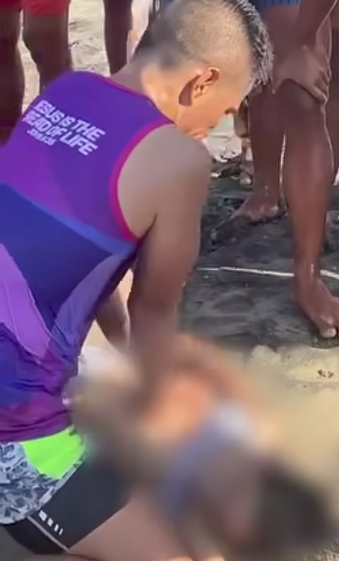 Off-duty coast guard rescues child from drowning in La Union