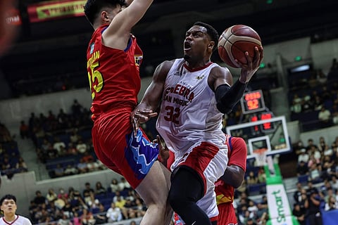 Ginebra downs Rain or Shine, clinches second spot