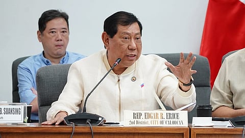 Caloocan 2nd District Rep. Edgar "Egay" Erice