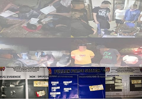 Police seized illegal drugs and arrested 13 suspects during anti-drug operations in Bulacan on May 1 and 2.