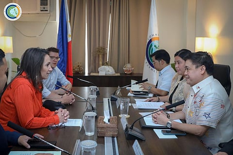 OFFICIALS from the Climate Change Commission and the Embassy of the Kingdom of the Netherlands in Manila meet to explore collaboration on nature-based solutions for climate adaptation and mitigation.