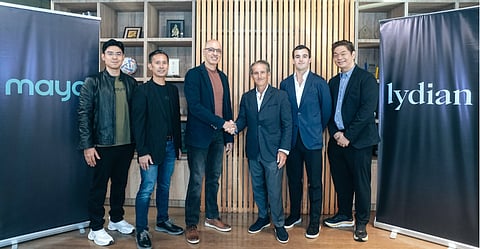 DRIVING efforts to enable digital asset payments in the Philippines are (from left) Chris Manguera, head of New Business and Customer Lifetime Value at Maya; Mitch Padua, chief product officer at Maya; Shailesh Baidwan, Group president at Maya and co-founder of Maya Bank; Carl Grimstad, CEO at Lydian; Nikolas Huth, head of Growth at Lydian; and Alvin Wong, head of Business Development for Emerging Business at Maya. 