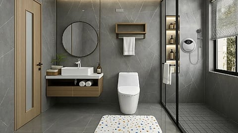 MOMS know that a well-organized bathroom space leads to a well-balanced day.