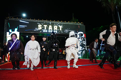 RUNNERS in Star Wars costumes grace the inaugural Star Wars Night Run Philippines early Sunday at SM Mall of Asia Complex.