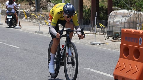 NIKITA Shulchenko of Russia keeps the yellow jersey after winning the Stage 7 individual time trial of the MPTC Tour of Luzon 2026 on Tuesday in Pagudpud, Ilocos Norte.