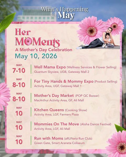 Moms take center stage in Araneta City